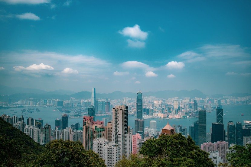 经济发达的香港图片