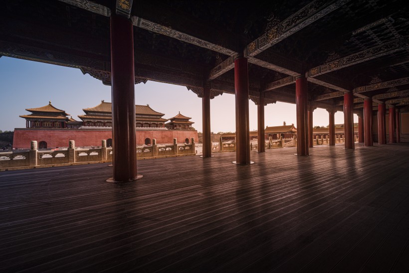 北京故宮建筑風景圖片