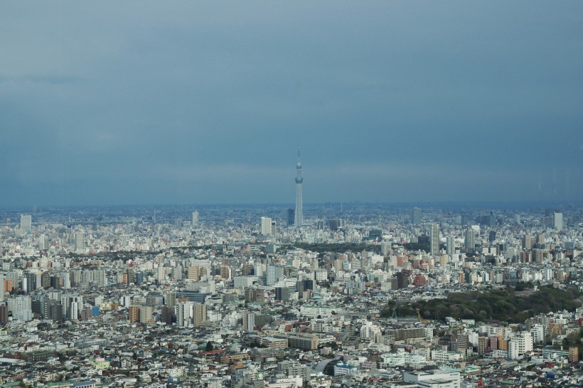 日本东京晴空塔建筑风景图片