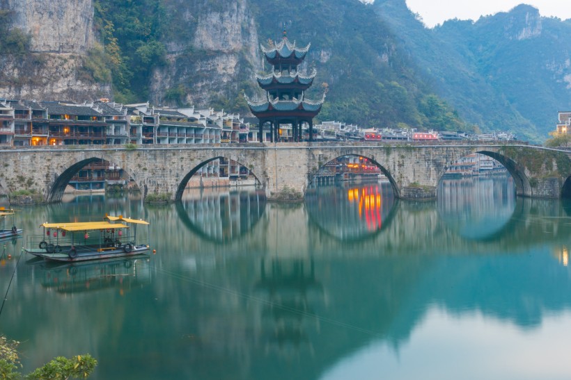 贵州镇远古城风景图片