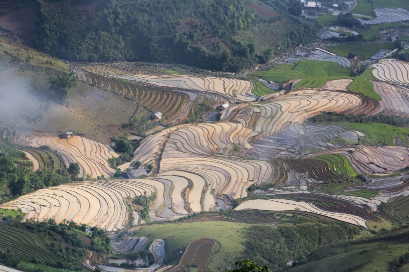 越南乡村田园风景图片