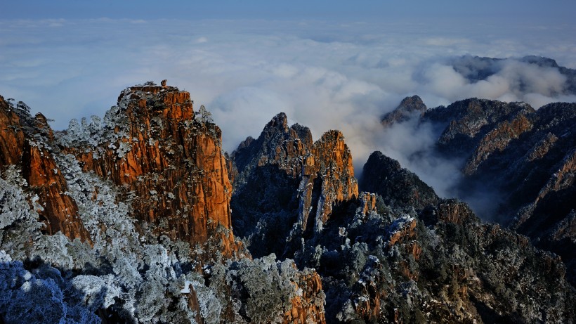 唯美安徽黃山自然風(fēng)景圖片