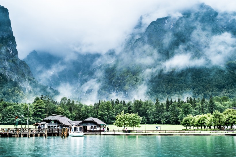 德国国王湖自然风景图片