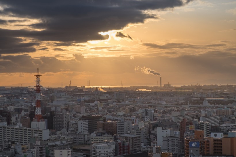 日本大阪建筑風(fēng)景圖片