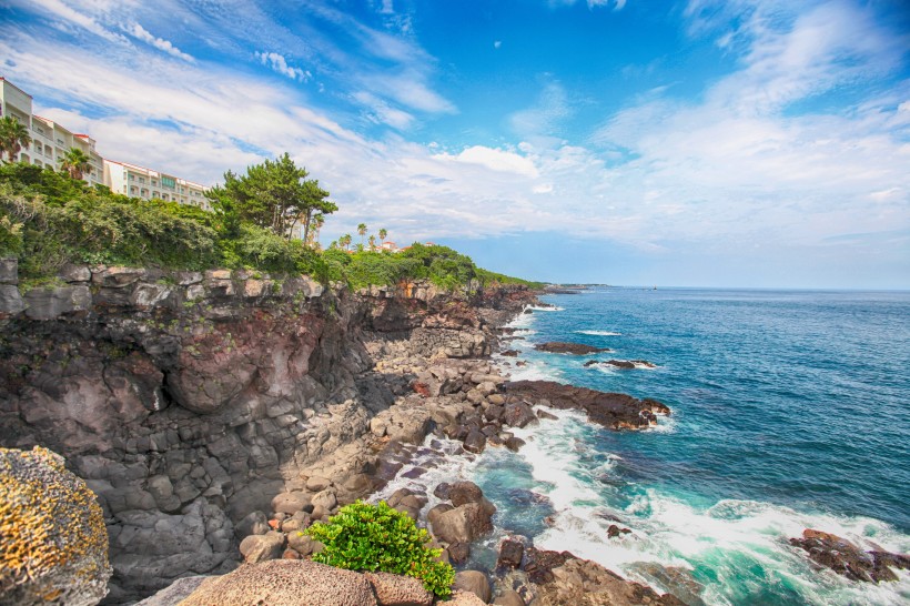 韩国济州岛海岸风景图片