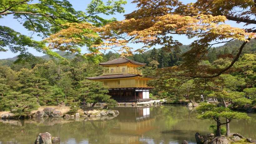 日本京都寺廟建筑風(fēng)景圖片