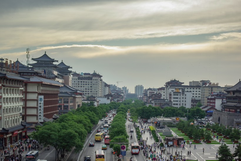 陕西西安秦始皇陵兵马俑风景图片