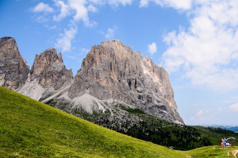 意大利塞尔瓦加迪纳自然风景图片