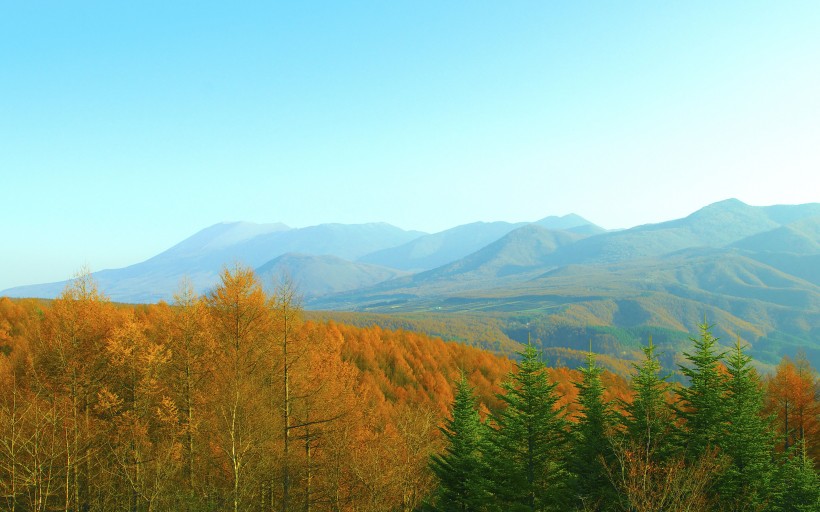 日本长野县自然风景图片