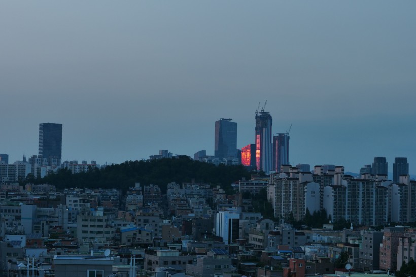 韩国汉城汝矣岛风景图片