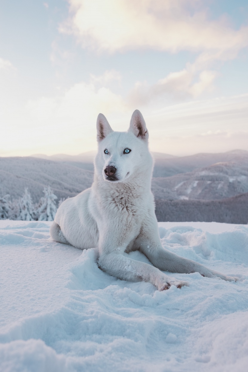 生性友善的西伯利亚雪橇犬图片