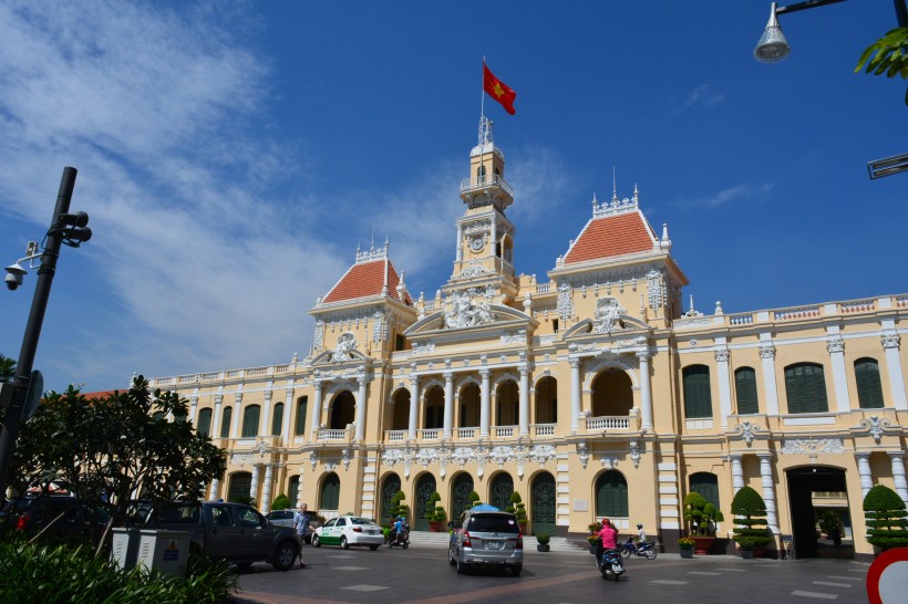 越南胡志明市建筑风景图片