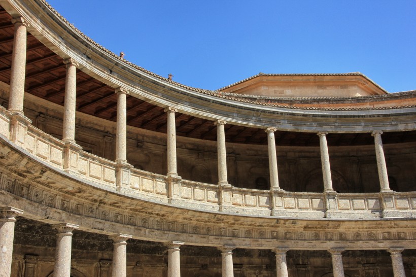 西班牙阿兰布拉皇宫建筑风景图片