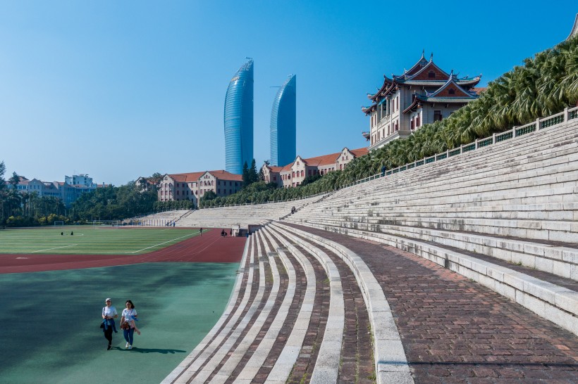 福建厦门大学建筑风景图片