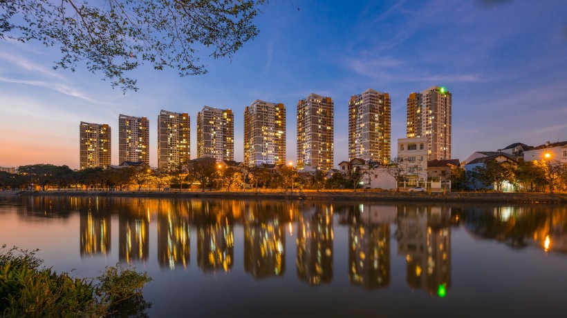 越南胡志明市建筑风景图片