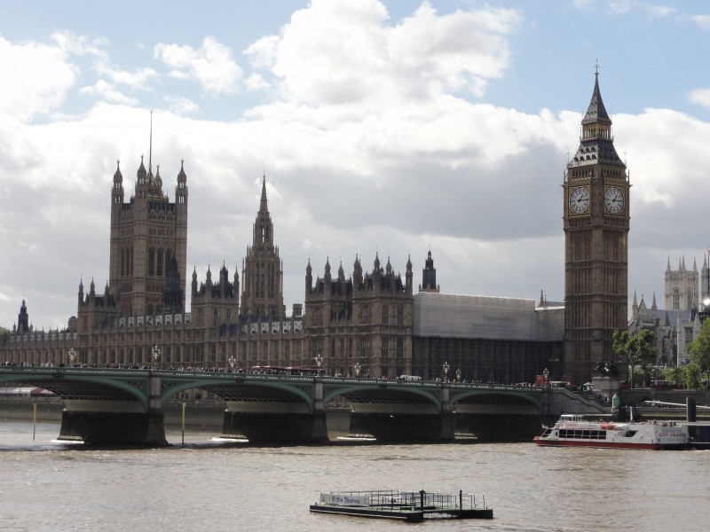 英国伦敦地标大本钟建筑风景图片