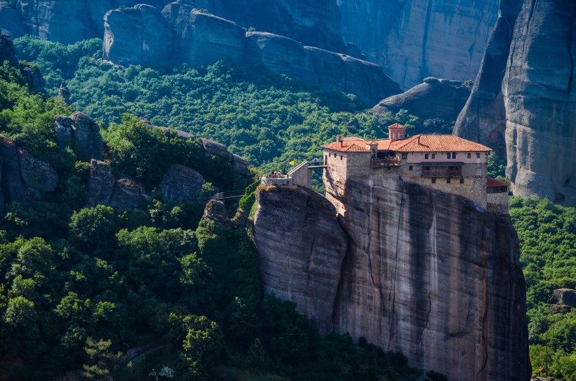 希臘米特奧拉修道院建筑風(fēng)景圖片