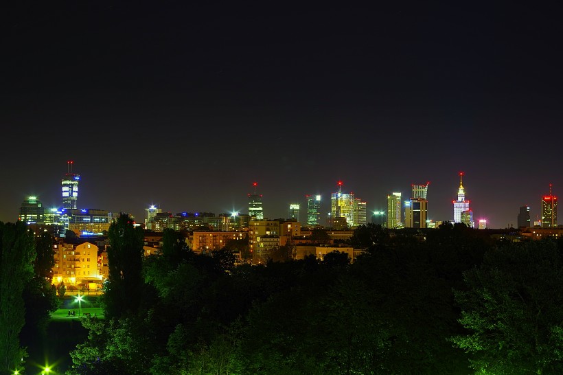 波兰华沙建筑风景图片