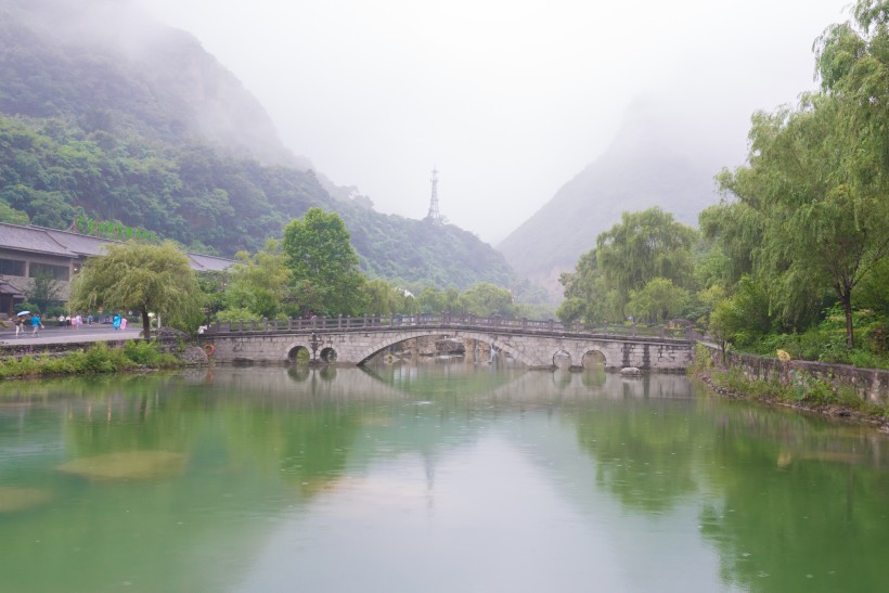 河南云臺山風景圖片