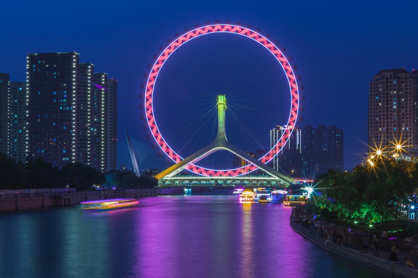 日益发展的天津建筑风景图片