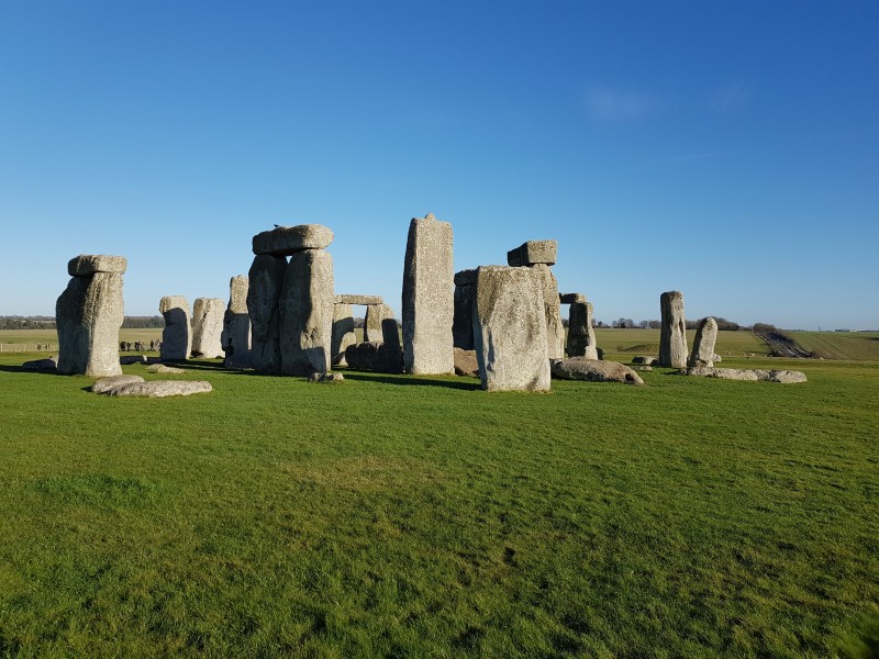 英国巨石阵筑自然风景图片