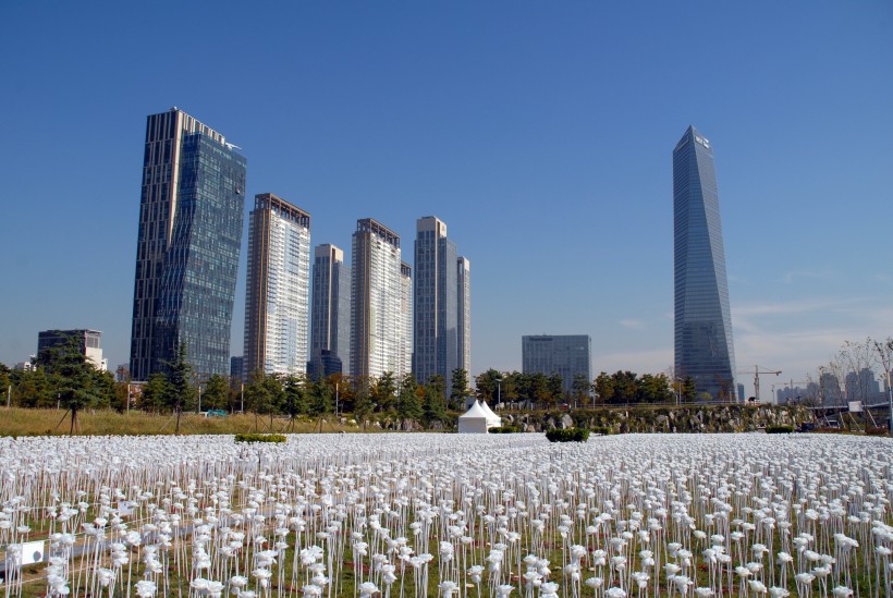 韩国仁川建筑风景图片