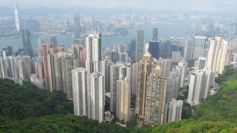 经济发达的香港图片