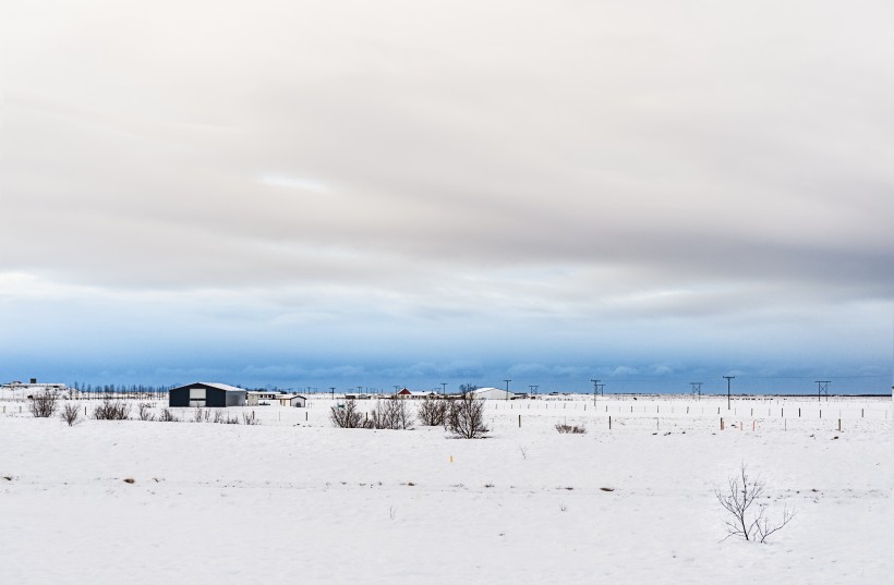 北歐冰島冰天雪地風(fēng)景圖片