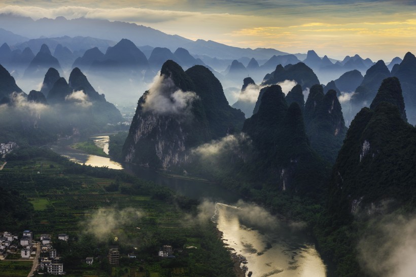 美丽的广西桂林山水风景图片