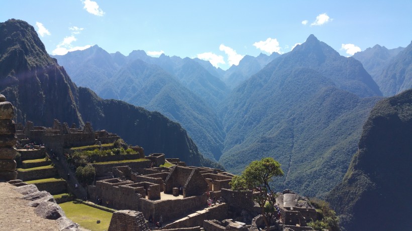 秘鲁马丘比丘印加遗迹风景图片