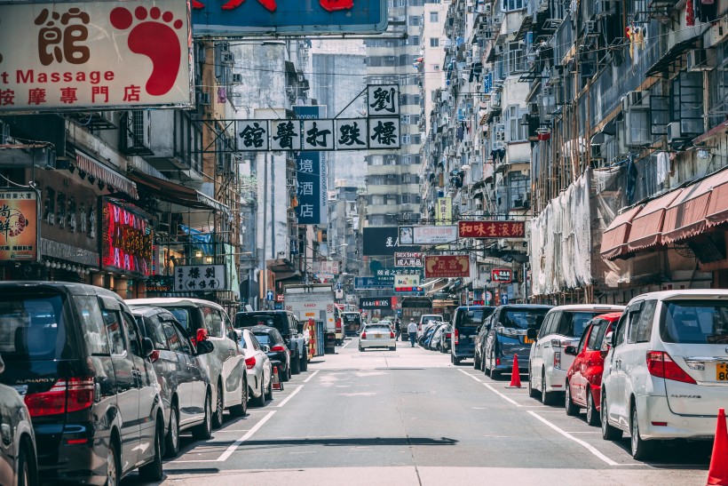 繁华热闹的香港风景图片图片