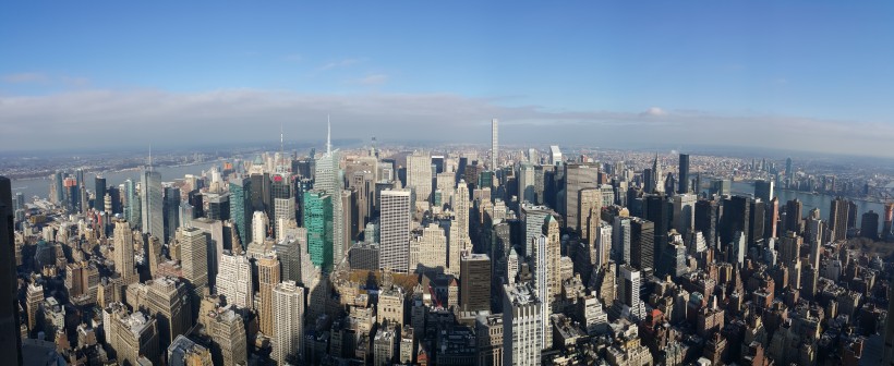 美國繁華的紐約城市建筑風景圖片