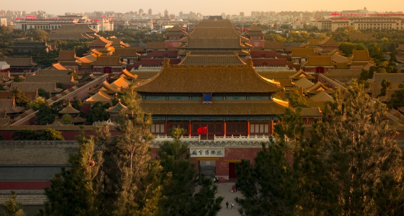 北京故宮建筑風景圖片