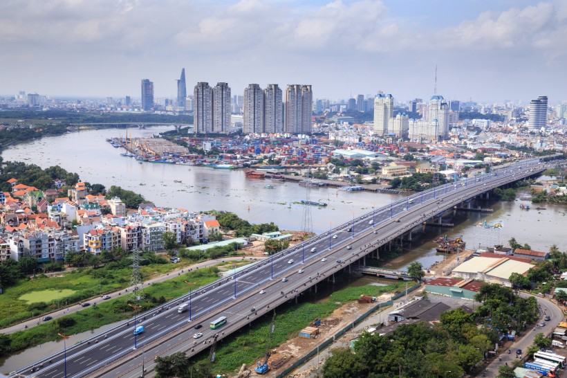 越南胡志明市建筑风景图片