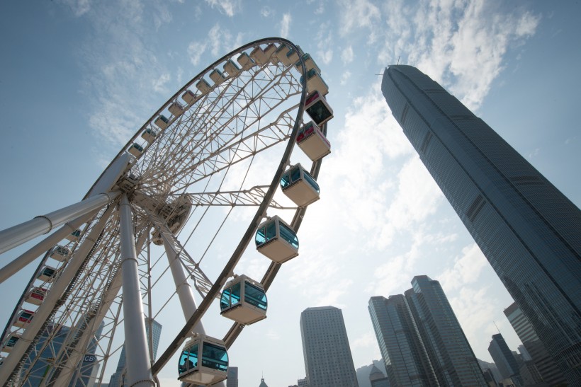 繁华热闹的香港风景图片图片