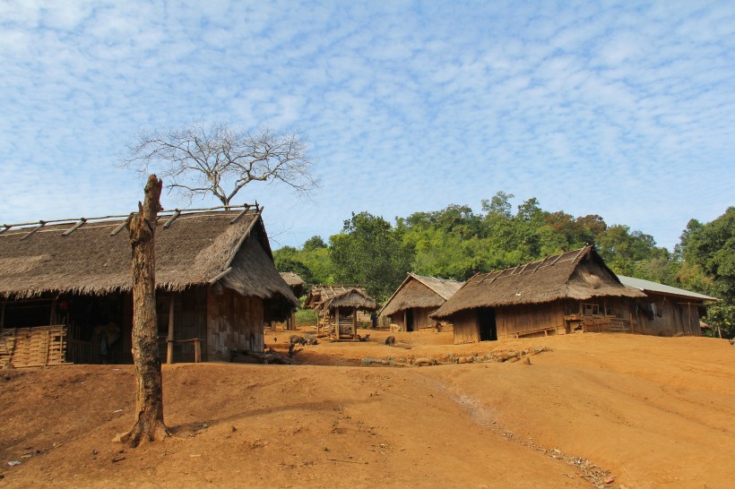 老挝琅勃拉邦古城风景图片