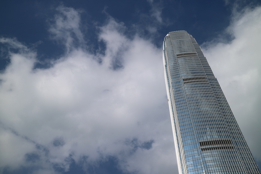 繁华热闹的香港建筑风景图片