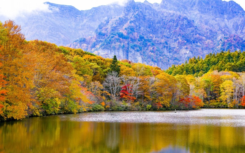 日本长野县自然风景图片