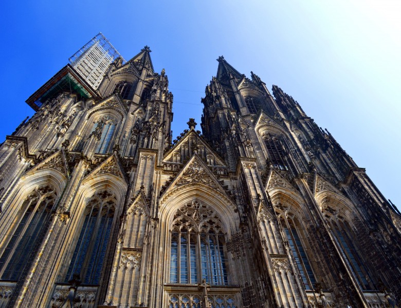 德国科隆大教堂建筑风景图片