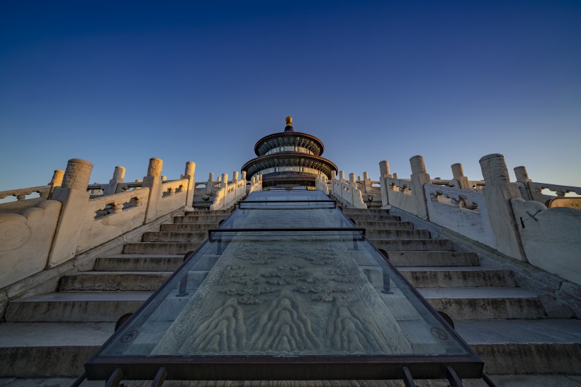 北京天坛公园人文风景图片