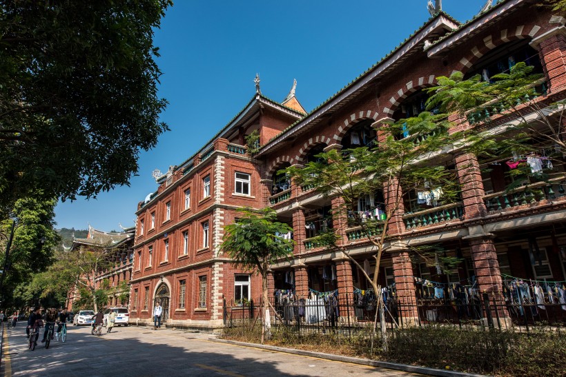 福建厦门大学建筑风景图片