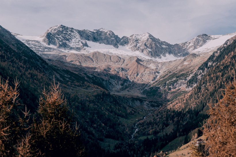 优美的阿尔卑斯山风景图片