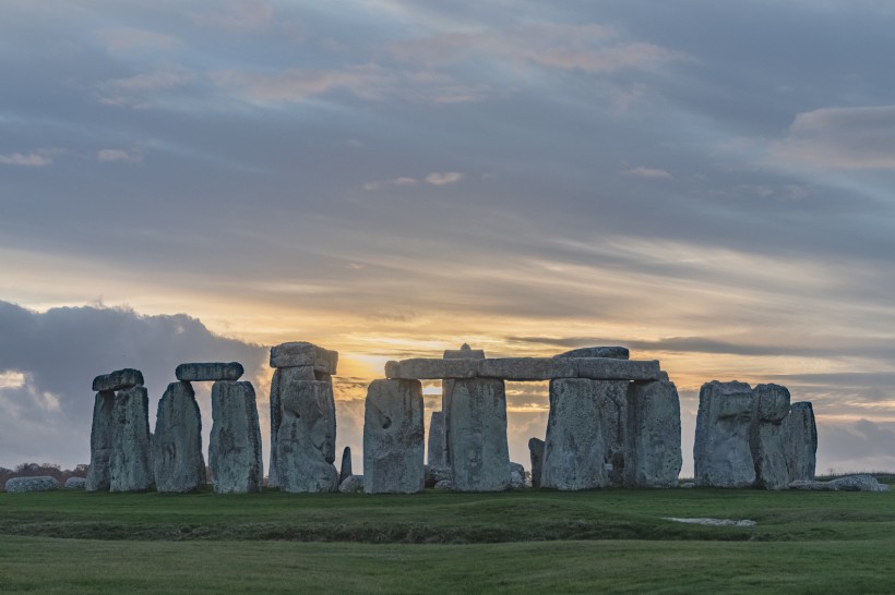 英格蘭巨石陣建筑風景圖片