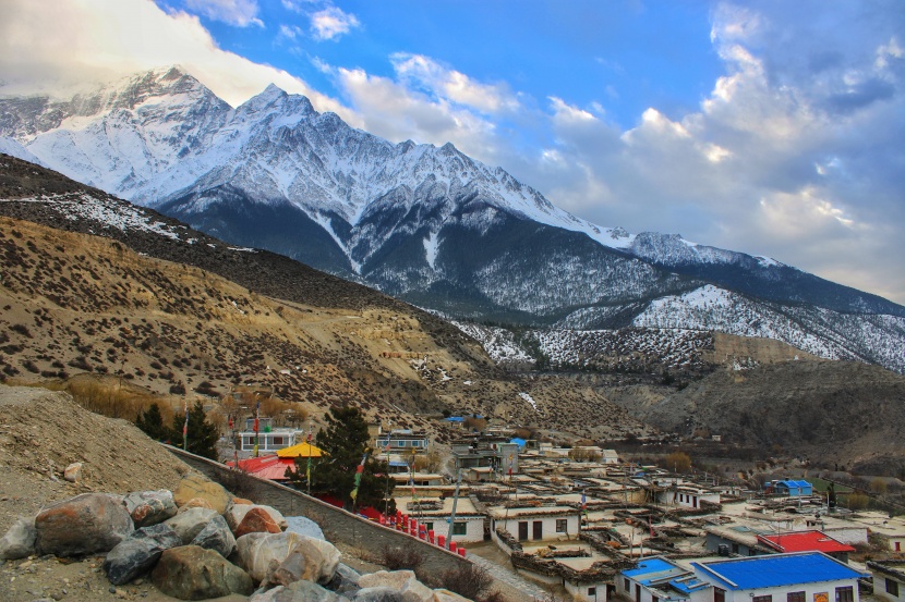 喜马拉雅山脉风景图片