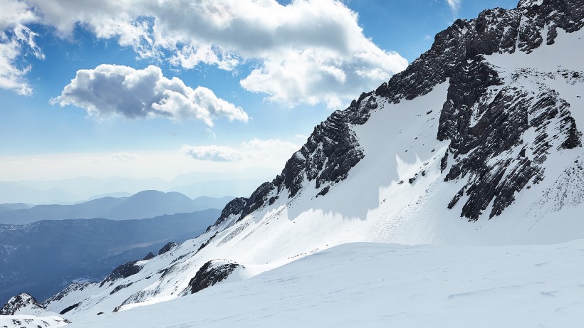 美丽的云南玉龙雪山风景图片