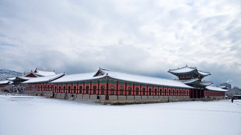 韩国景福宫人文风景图片