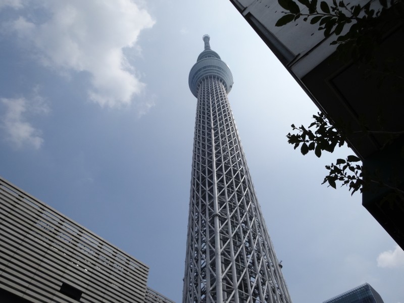 日本標志性建筑東京塔建筑風景圖片