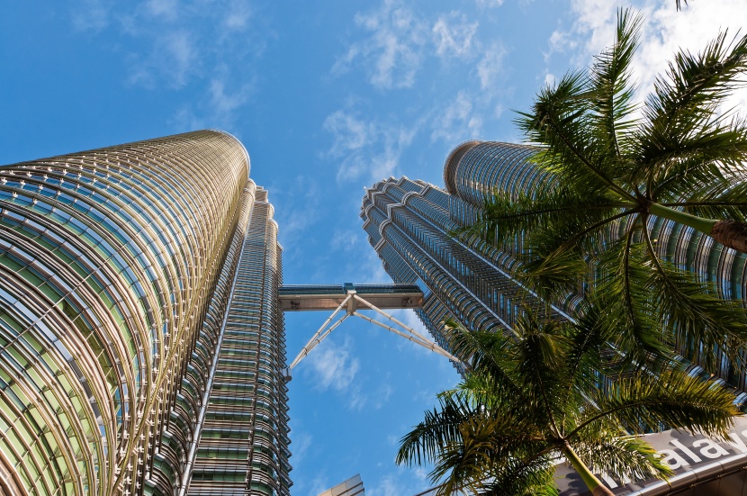 热闹喧嚣的香港建筑风景图片