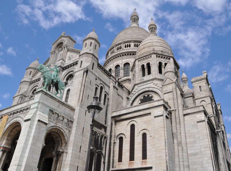 法国巴黎圣心大教堂建筑风景图片