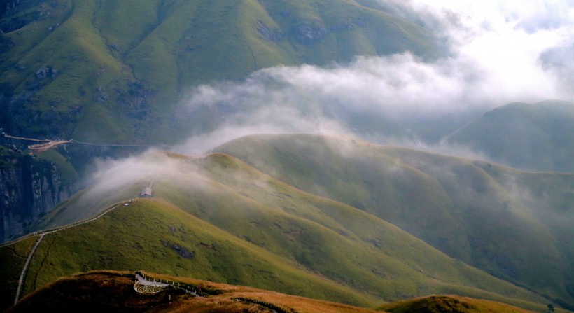 江西武功山云海自然風(fēng)景圖片